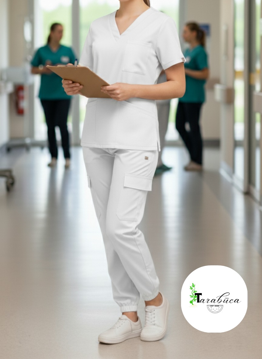 BASIC 4 WAY SCRUB WHITE